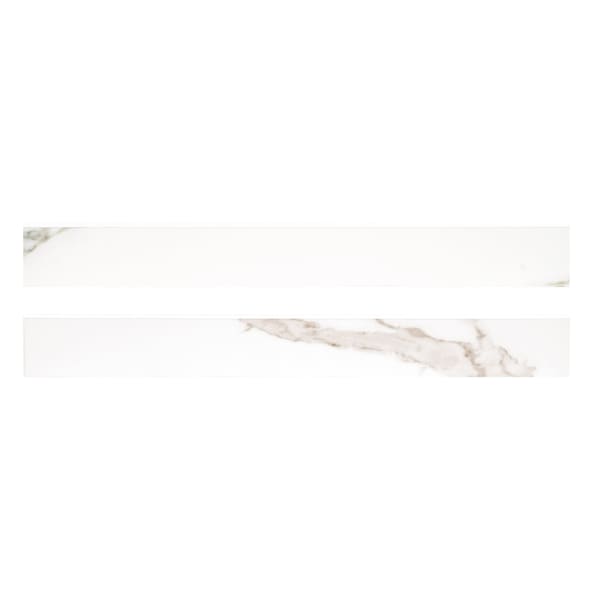 Savoy Crema 3 in X 24 in Porcelain Matte Bullnose, 10PK